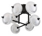 Preview: Globo Aida LED Deckenleuchte 40W CCT Schwarz Matt, Metall Memoryfunktion Ø15cm 16042-7D