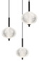 Preview: Globo Aida LED Hängeleuchte 60W CCT Schwarz Matt, Metall Memoryfunktion Ø15cm 16042-9H