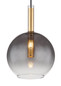 Preview: Globo Elisabeth G9 Hängeleuchte 10W Messingfarben, Metall Ø18cm 16045H1