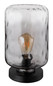 Preview: Globo Darina E27 Tischleuchte 60W Schwarz Matt, Metall Ø19cm 16046TS