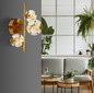 Preview: Globo Virina LED Wandleuchte 28,50W Warmweiß Goldfarben, Metall 27cm 16047-3W