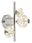 Preview: Globo Virina LED Wandleuchte 18W Warmweiß Verchromt, Metall 27cm 16047-3WC
