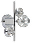 Preview: Globo Virina LED Wandleuchte 18W Warmweiß Verchromt, Metall 27cm 16047-3WC