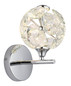 Preview: Globo Virina LED Wandleuchte 10,50W Warmweiß Verchromt, Metall Ø15cm 16047WC
