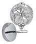 Preview: Globo Virina LED Wandleuchte 10,50W Warmweiß Verchromt, Metall Ø15cm 16047WC