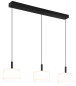 Preview: Globo Trenton LED Hängeleuchte 24W CCT Schwarz Matt, Metall Memoryfunktion Ø20cm 16052-3