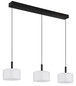 Preview: Globo Trenton LED Hängeleuchte 24W CCT Schwarz Matt, Metall Memoryfunktion Ø20cm 16052-3