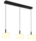 Preview: Globo Trenton LED Hängeleuchte 24W CCT Schwarz Matt, Metall Memoryfunktion Ø20cm 16052-3