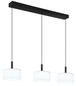 Preview: Globo Trenton LED Hängeleuchte 24W CCT Schwarz Matt, Metall Memoryfunktion Ø20cm 16052-3