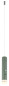 Preview: Globo Pelo LED Hängeleuchte 2W Warmweiß Blassgrün Matt, Metall Ø3,8cm 16060B