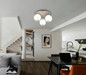 Preview: Globo Simmons LED Deckenleuchte 30W CCT Grau Matt, Metall Memoryfunktion Ø15cm 16062-3D