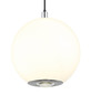 Preview: Globo Simmons LED Hängeleuchte 10W Neutralweiß Grau Matt, Metall Ø15cm 16062H