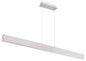 Preview: Globo Verena LED Hängeleuchte 40W Warmweiß Nickel Matt, Metall Memoryfunktion 120cm 17006N