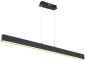 Preview: Globo Verena LED Hängeleuchte 40W Warmweiß Schwarz Matt, Metall Memoryfunktion 120cm 17006S