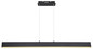 Preview: Globo Verena LED Hängeleuchte 40W Warmweiß Schwarz Matt, Metall Memoryfunktion 120cm 17006S