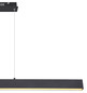 Preview: Globo Verena LED Hängeleuchte 40W Warmweiß Schwarz Matt, Metall Memoryfunktion 120cm 17006S