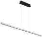 Preview: Globo Dentsy LED Hängeleuchte 53W Neutralweiß Schwarz Matt, Metall Memoryfunktion 120cm 17013H1