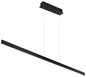 Preview: Globo Dentsy LED Hängeleuchte 53W Neutralweiß Schwarz Matt, Metall Memoryfunktion 120cm 17013H1B