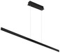 Preview: Globo Dentsy LED Hängeleuchte 53W Neutralweiß Schwarz Matt, Metall Memoryfunktion 120cm 17013H1B