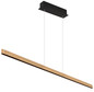 Preview: Globo Dentsy LED Hängeleuchte 43W Neutralweiß Schwarz Matt, Metall Memoryfunktion 120cm 17013HG