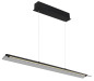 Preview: Globo Muriella LED Hängeleuchte 24W Warmweiß Schwarz Matt, Metall 150cm 17017S