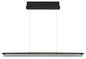 Preview: Globo Muriella LED Hängeleuchte 24W Warmweiß Schwarz Matt, Metall 150cm 17017S
