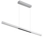 Preview: Globo Cody LED Hängeleuchte 24W Warmweiß Gebürstet, Aluminium 150cm 17018A