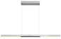 Preview: Globo Cody LED Hängeleuchte 24W Warmweiß Gebürstet, Aluminium 150cm 17018A