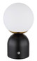 Preview: Globo Julsy LED Tischleuchte 2,50W CCT Schwarz Matt, Metall Ø12cm 21006S
