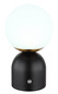Preview: Globo Julsy LED Tischleuchte 2,50W CCT Schwarz Matt, Metall Ø12cm 21006S