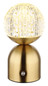 Preview: Globo Julsy LED Tischleuchte 2,50W CCT Messingfarben Matt, Metall Ø10,5cm 21007M