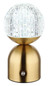 Preview: Globo Julsy LED Tischleuchte 2,50W CCT Messingfarben Matt, Metall Ø10,5cm 21007M