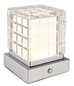 Preview: Globo Lunki LED Tischleuchte 2,50W CCT Nickel Matt, Metall 13cm 21009W