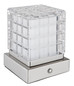 Preview: Globo Lunki LED Tischleuchte 2,50W CCT Nickel Matt, Metall 13cm 21009W
