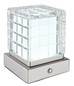 Preview: Globo Lunki LED Tischleuchte 2,50W CCT Nickel Matt, Metall 13cm 21009W