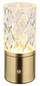 Preview: Globo Lunki LED Tischleuchte 2,50W CCT Messingfarben, Metall Ø8cm 21010M