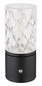 Preview: Globo Lunki LED Tischleuchte 2,50W CCT Schwarz Matt, Metall Ø8cm 21010S