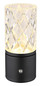 Preview: Globo Lunki LED Tischleuchte 2,50W CCT Schwarz Matt, Metall Ø8cm 21010S