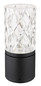 Preview: Globo Lunki LED Tischleuchte 2,50W CCT Schwarz Matt, Metall Ø8cm 21010S