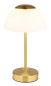 Preview: Globo Sarima LED Tischleuchte 2,5W CCT Messingfarben Matt, Metall Ø15cm 21014M