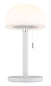 Preview: Globo Norman LED Tischleuchte 1,50W CCT IP44 Weiß Matt, Bambus Ø15cm 21016W