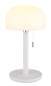 Preview: Globo Norman LED Tischleuchte 1,50W CCT IP44 Weiß Matt, Bambus Ø15cm 21016W