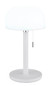 Preview: Globo Norman LED Tischleuchte 1,50W CCT IP44 Weiß Matt, Bambus Ø15cm 21016W