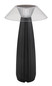 Preview: Globo Illumi LED Tischleuchte 1W Warmweiß Schwarz Matt Ø15,4cm 21021B