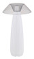 Preview: Globo Illumi LED Tischleuchte 1W Warmweiß Weiß Matt Ø15,4cm 21021W