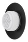 Preview: Globo Kyler LED Tischleuchte 3W CCT IP44 Schwarz Matt, Metall Memoryfunktion Ø18cm 21024S