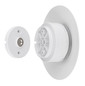 Preview: Globo Kyler LED Tischleuchte 3W CCT IP44 Weiß Matt, Metall Memoryfunktion Ø18cm 21024W