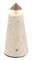 Preview: Globo Liva LED Tischleuchte 1,20W CCT Grau, Travertine Stein Ø4,2cm 21037C
