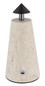 Preview: Globo Liva LED Tischleuchte 1,20W CCT Grau, Travertine Stein Ø4,2cm 21037G