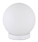 Preview: Globo Norta E27 Tischleuchte 40W Weiß Matt, Metall Ø25cm 2282